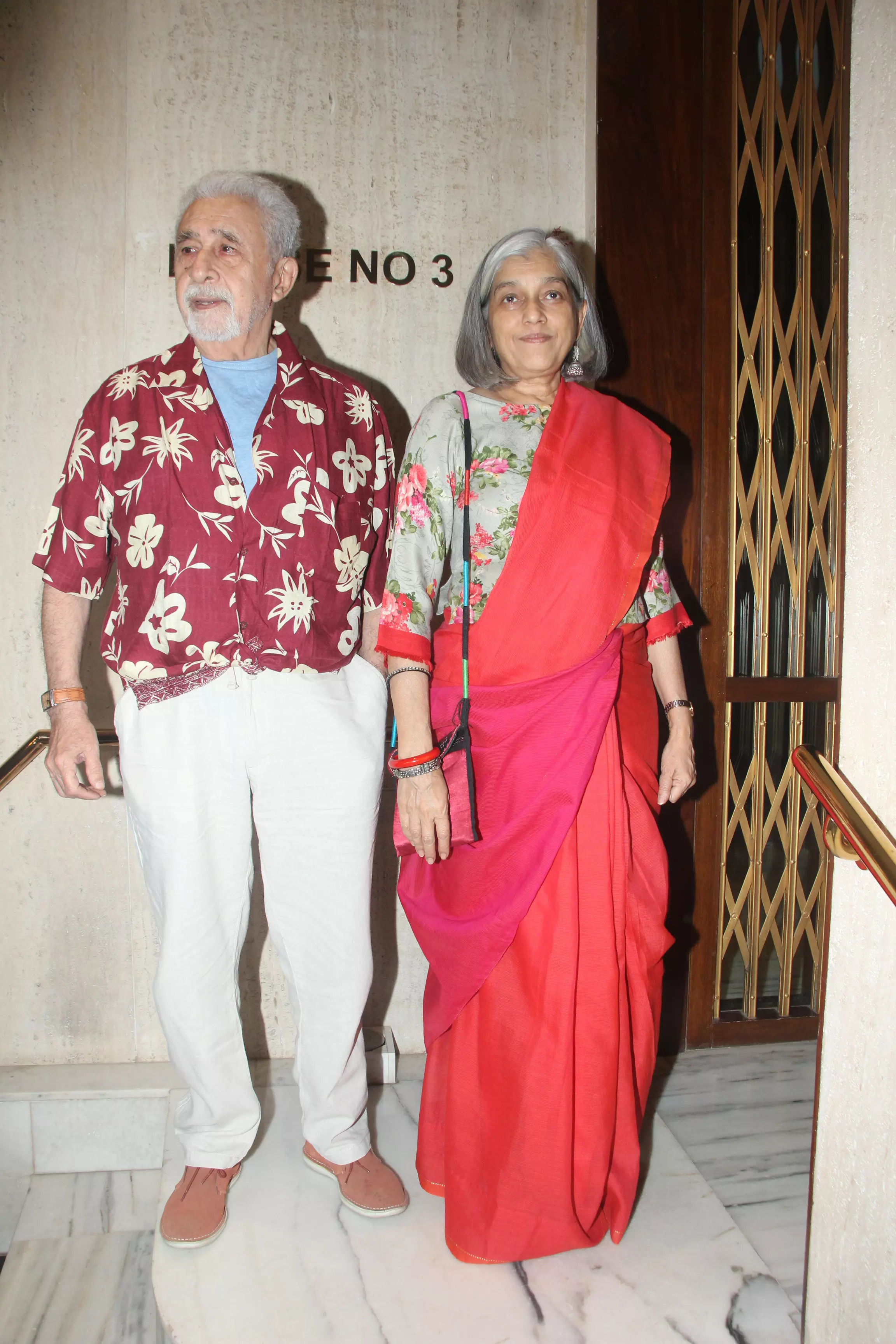 Naseeruddin Shah and Ratna Pathak Shah