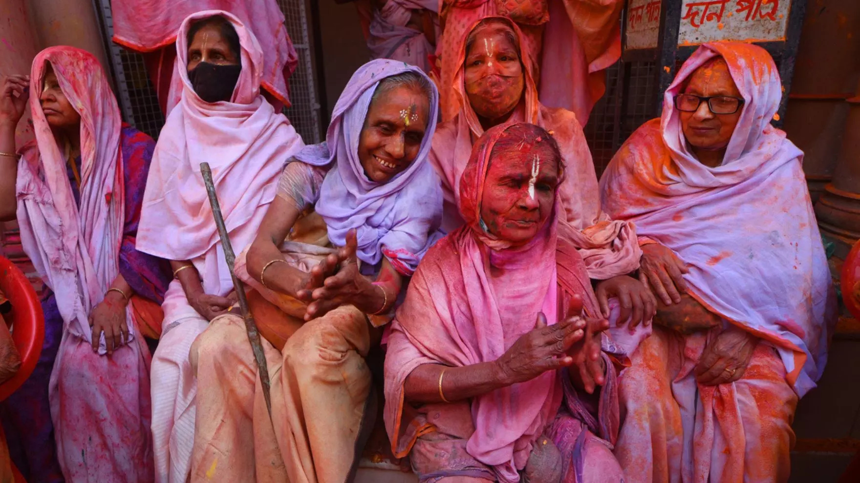 Widows Holi in Vrindavan 