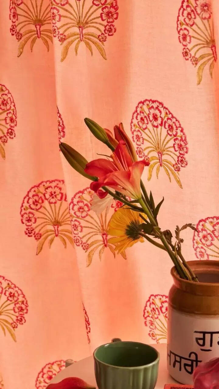 Bright curtains add a pop of colour to any space Credit Rihaa