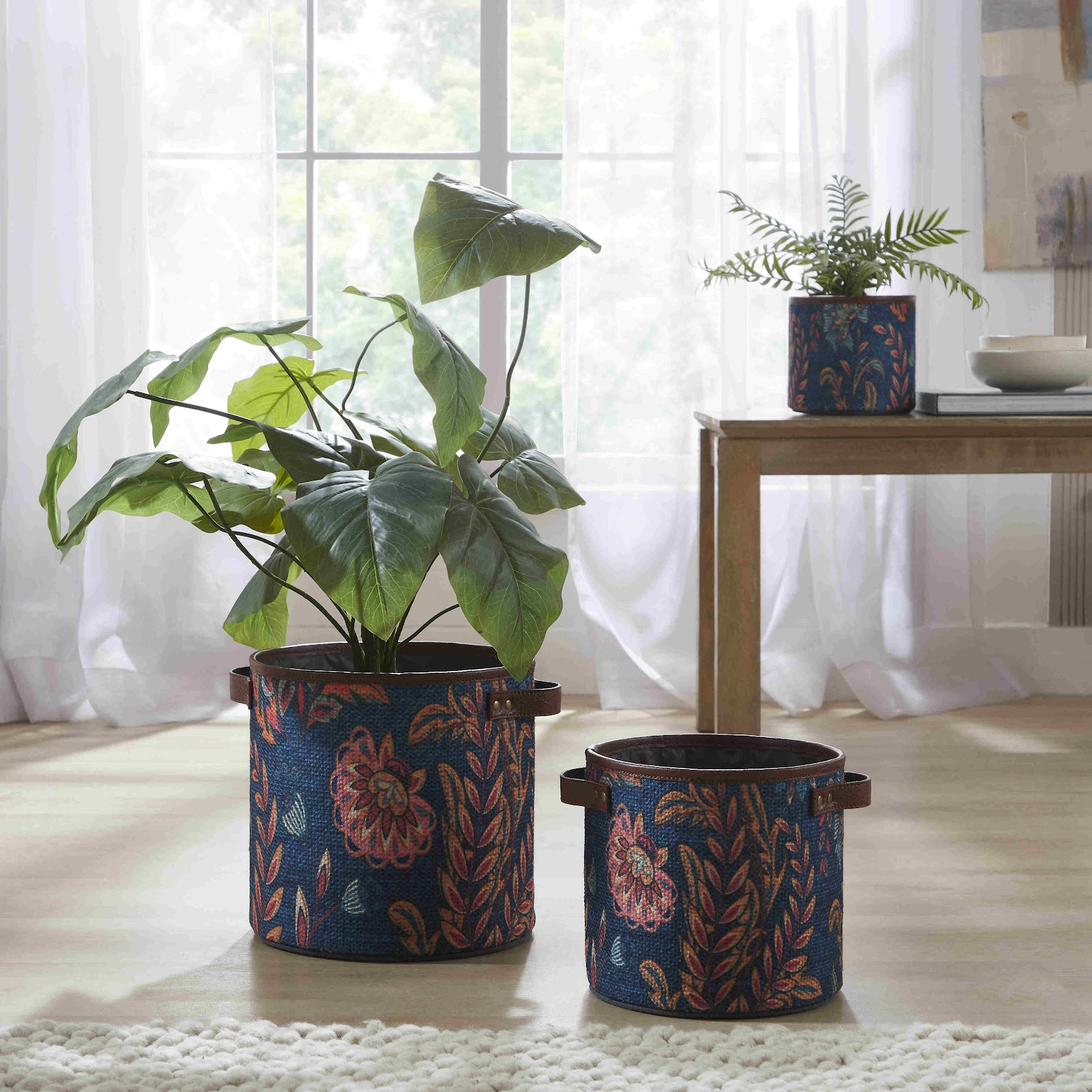 Colourful planters Credit Mona B