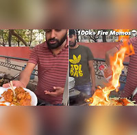 Video of Fire Momos Is Viral The Internet Has A Mixed Reaction