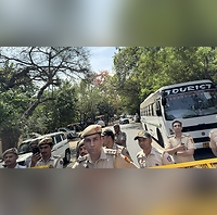 AAP Office In Delhi Sealed Off From All Sides Delhi Education Minister Atishi