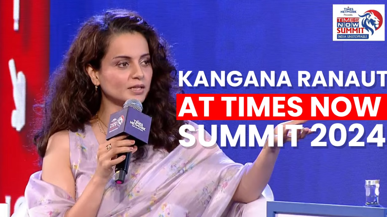 Times Now Summit 2024 Kangana Ranaut Ask 'Sunny Leone...Humare Desh
