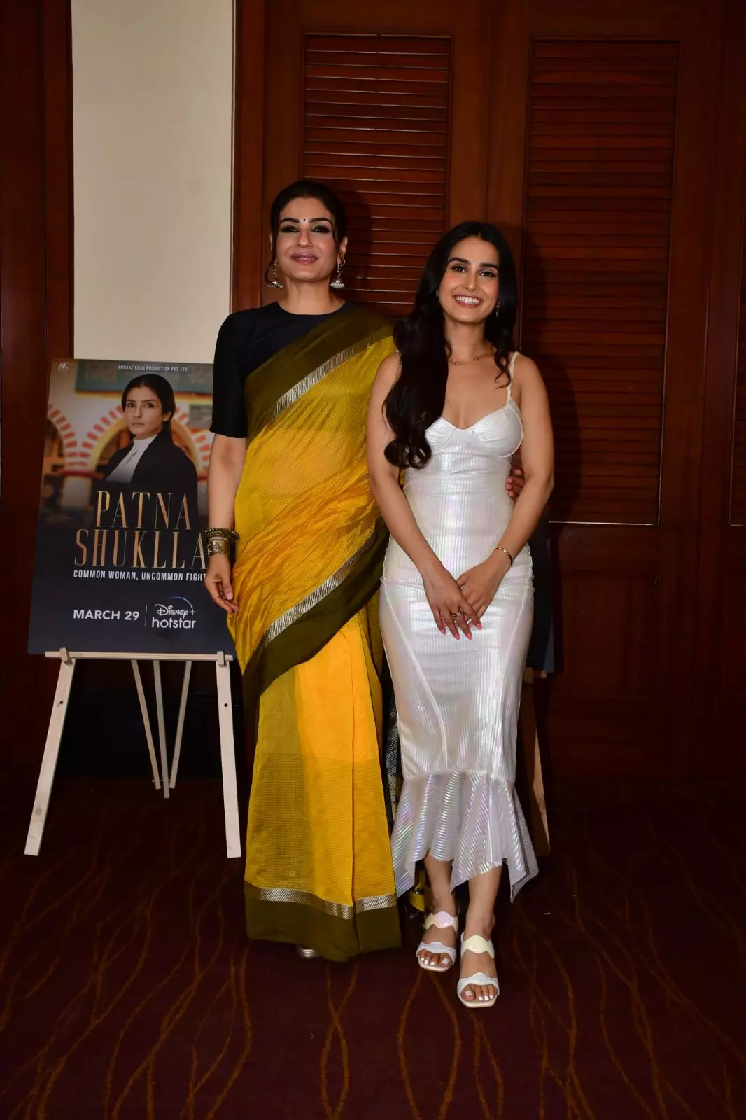 Raveena Tandon And Anushka Kaushik 