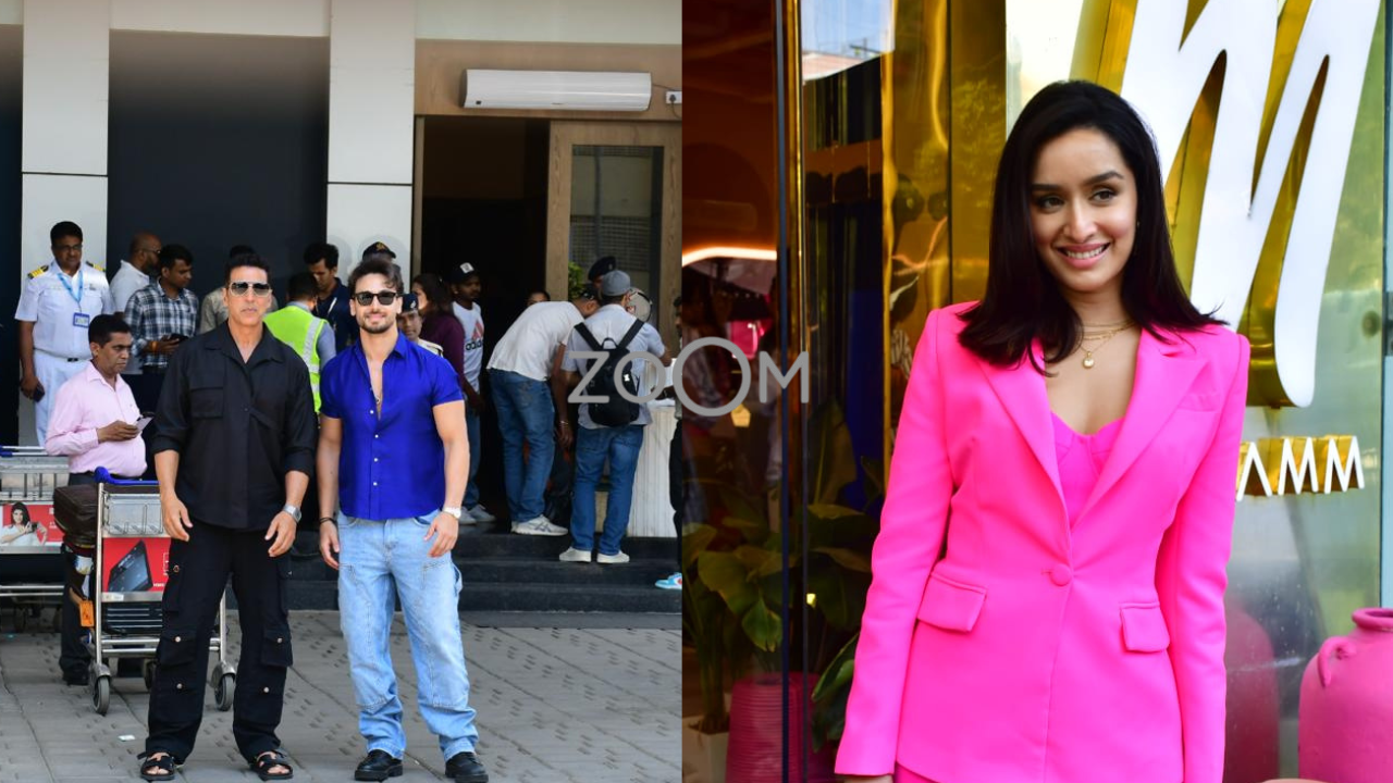 ZoomIn Akshay Kumar-Tiger Shroff Promote BMCM Shraddha Kapoor Captured In The City