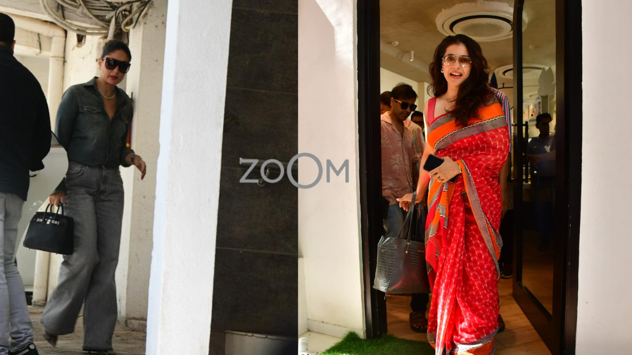 ZoomIn Kareena Kapoor Papped In The City Kajol Spotted Outside Salon