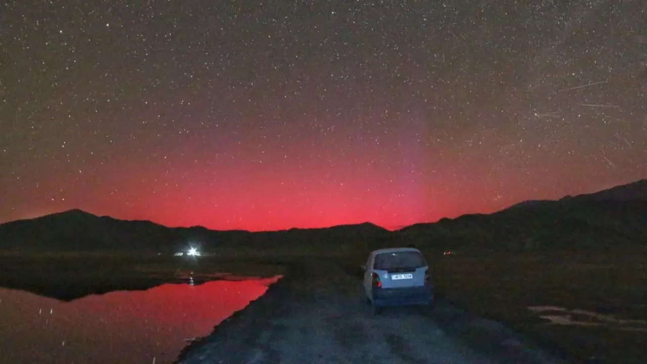 Ladakh Sees Northern Lights