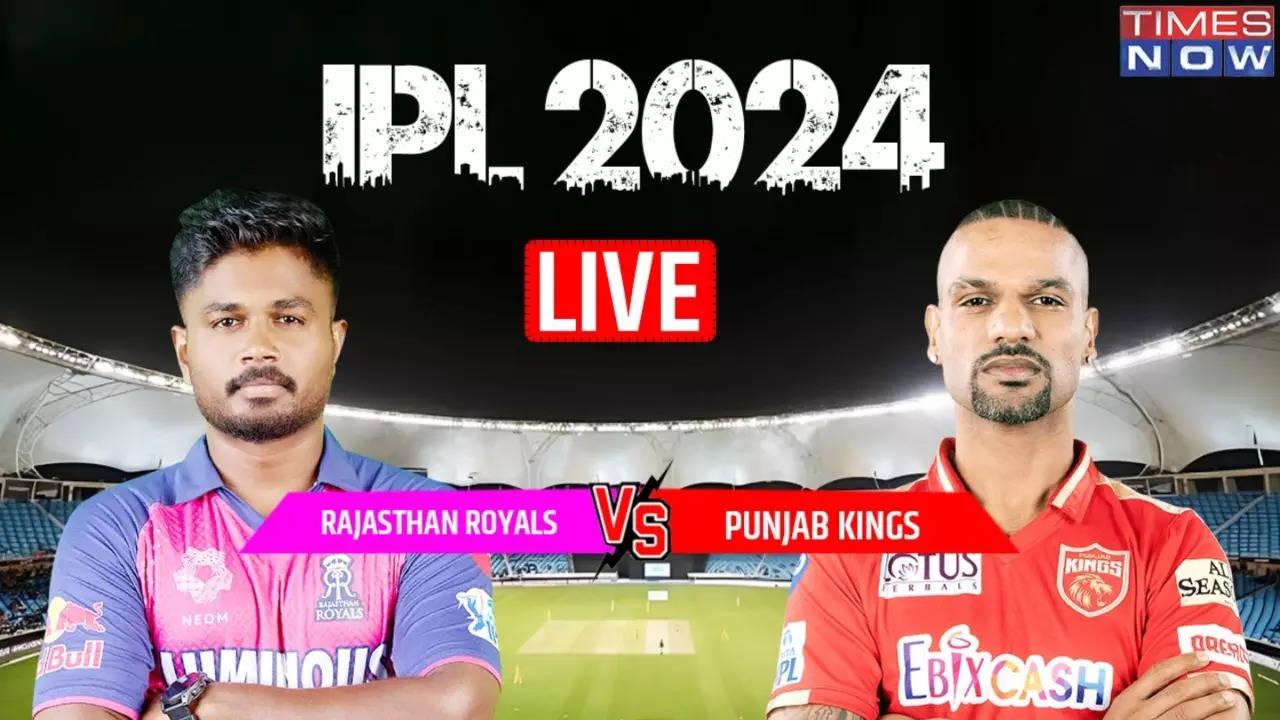 RR vs PBKS Live Score, Rajasthan Royals vs Punjab Kings IPL 2024