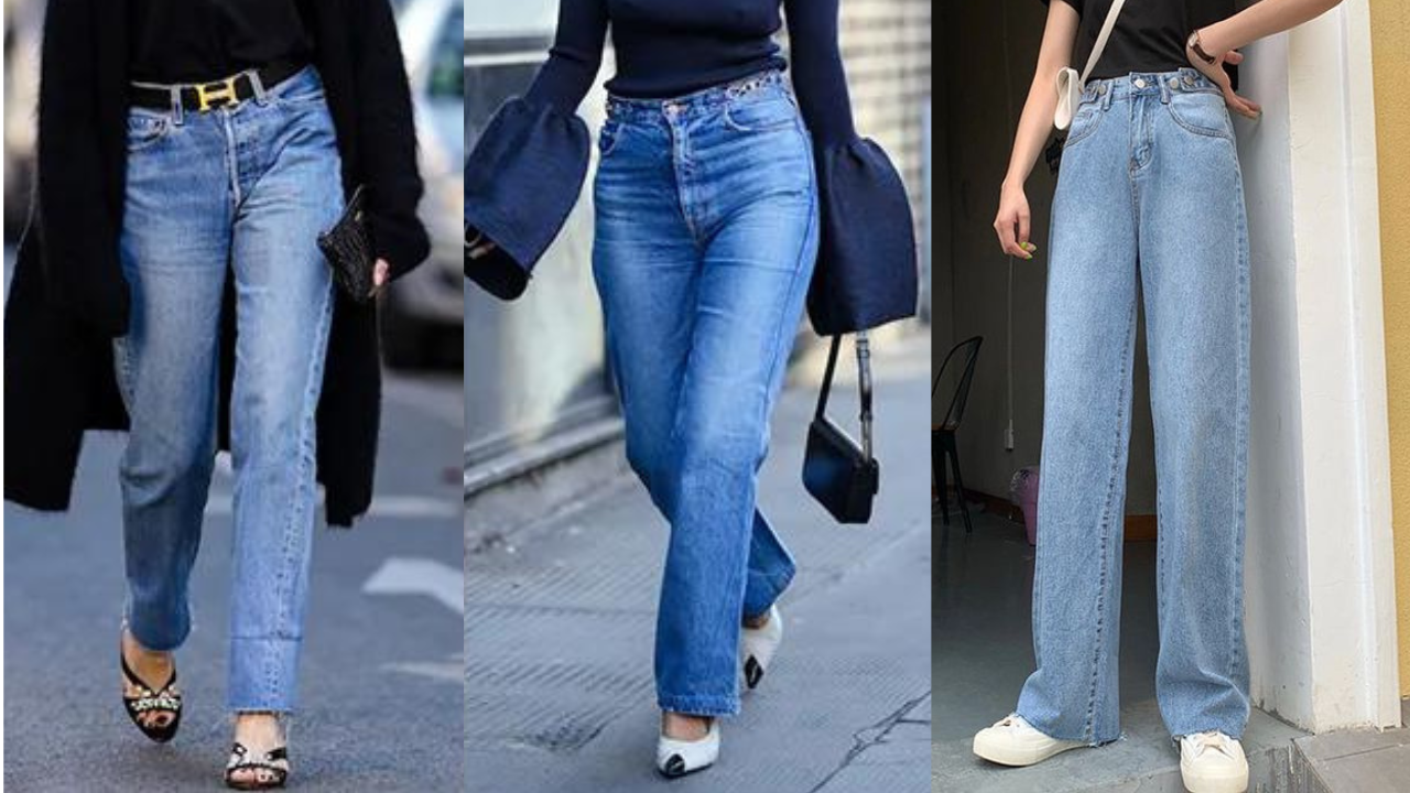  स्ट्रेट लेग जीन्स straight Leg Jeans