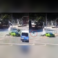 WATCH Man Rams His Lamborghini Chases Down Biker Who Stole Rolex At Gunpoint