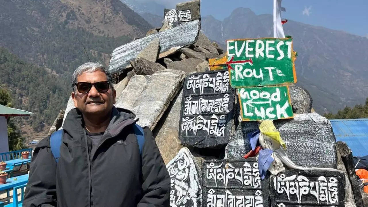 Group Captain Abhishek Asthana embarked on his first trek at the age of 60