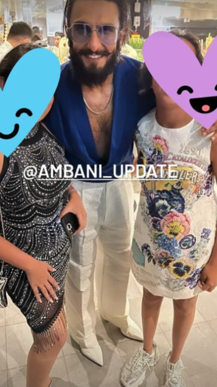 Ranveer Singh on the cruise