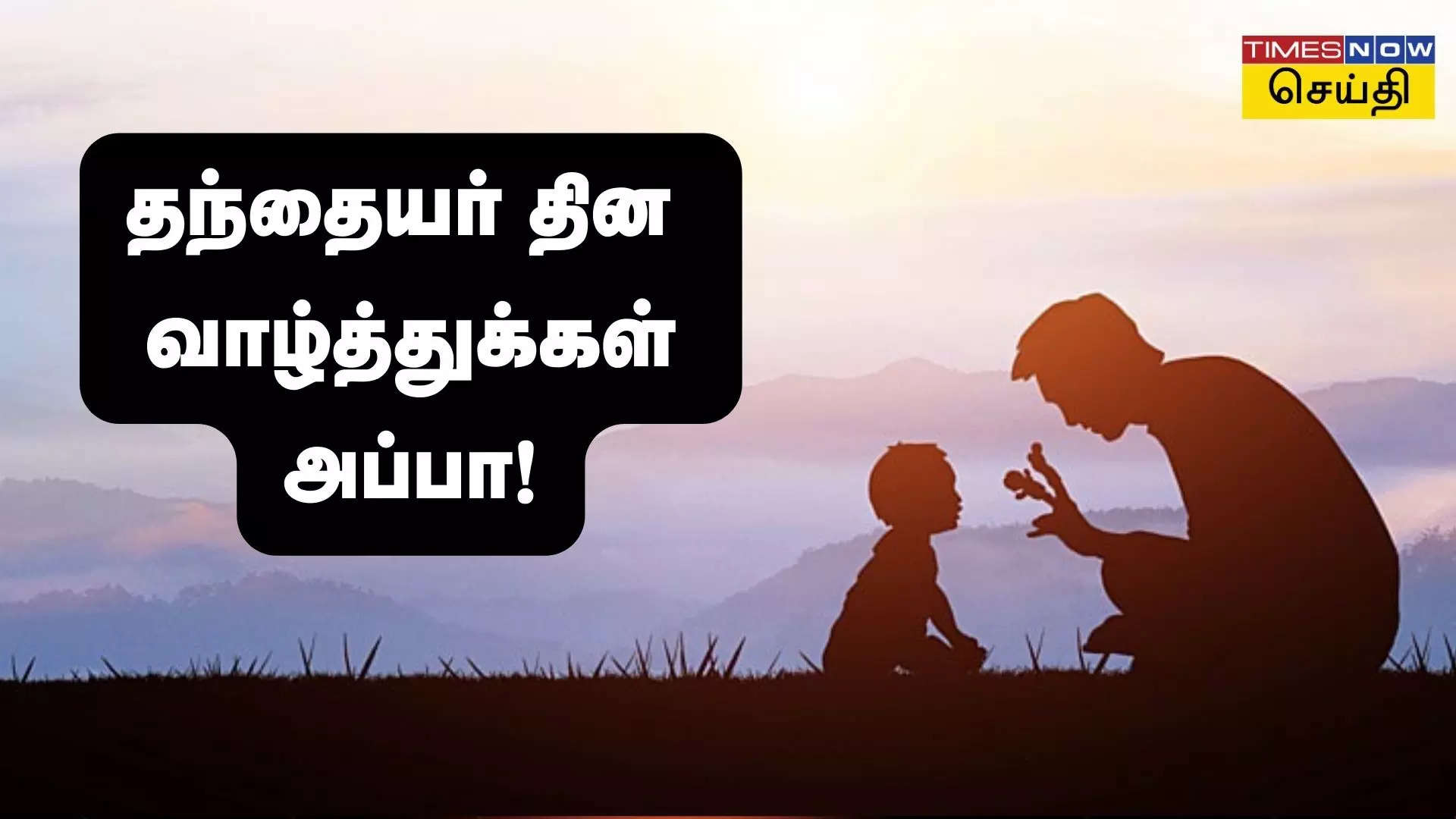 இனிய தந்தையர் தின நல்வாழ்த்துக்கள் 