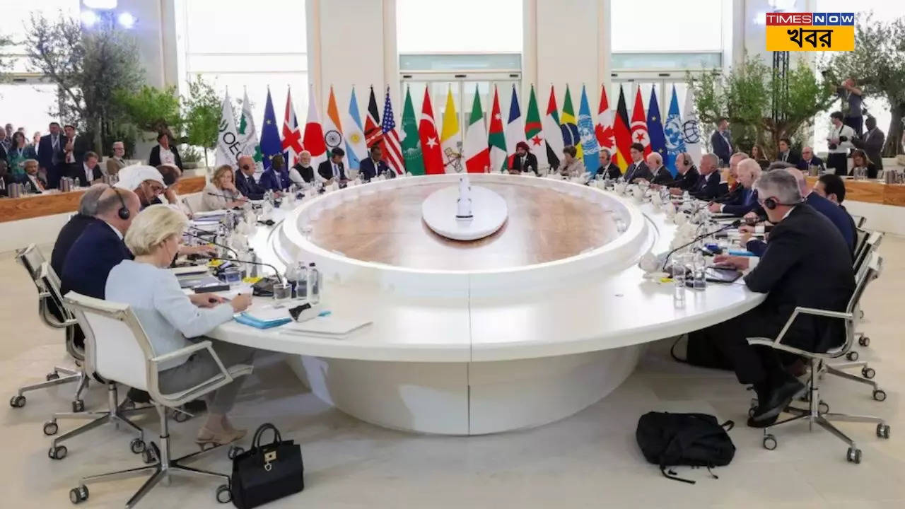 PM Modi Attends G7 Summit তৃতীয়বার ক্ষমতায় এসে প্রথম জি-৭ সামিট প্রধানমন্ত্রী নরেন্দ্র মোদীর