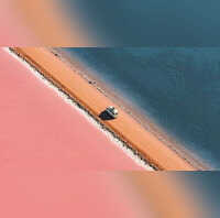 Blue Lakes Are Common But Have You Seen A Pink Lake