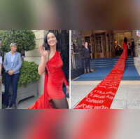 Katy Perry Fan-Shot Video Shows Her 500-Foot Dress With Womans World Lyrics