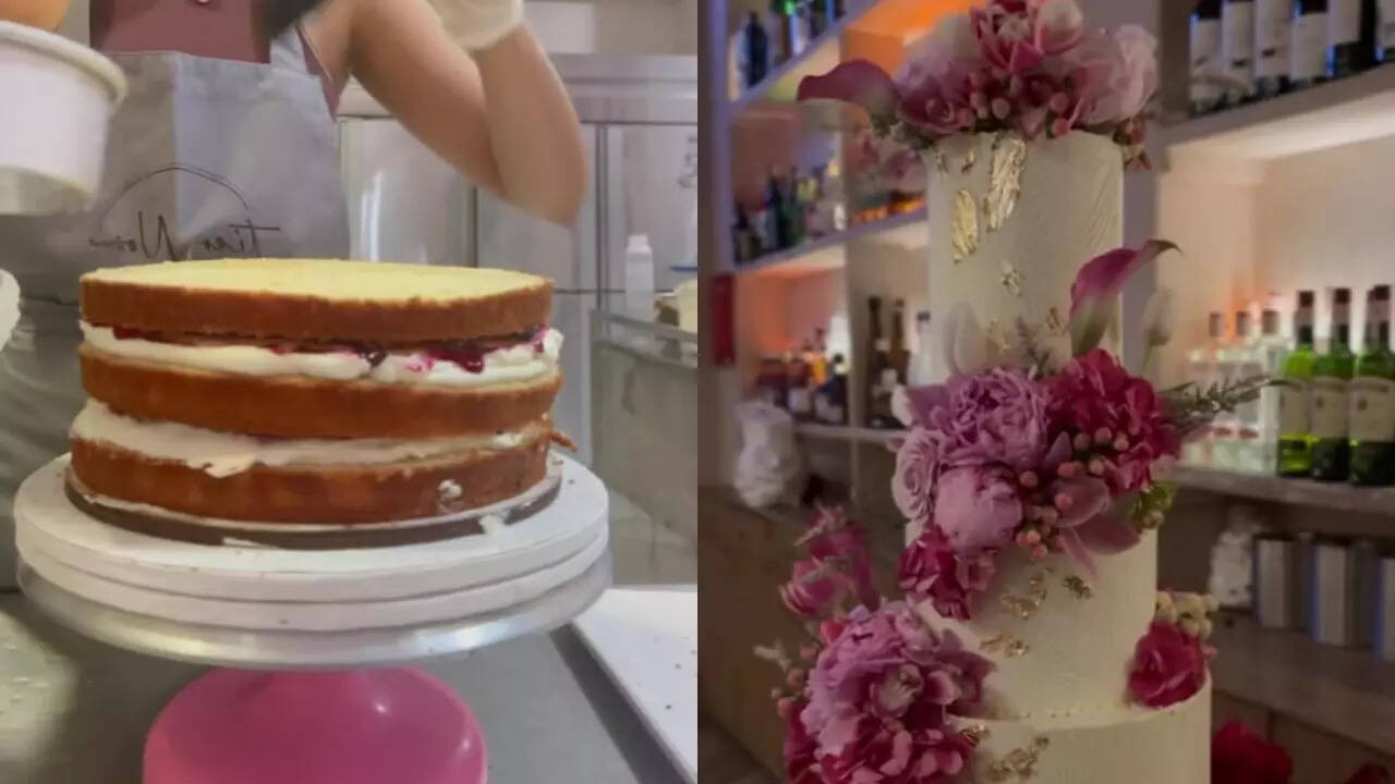 Wedding Cake Of Sonakshi And Zaheer