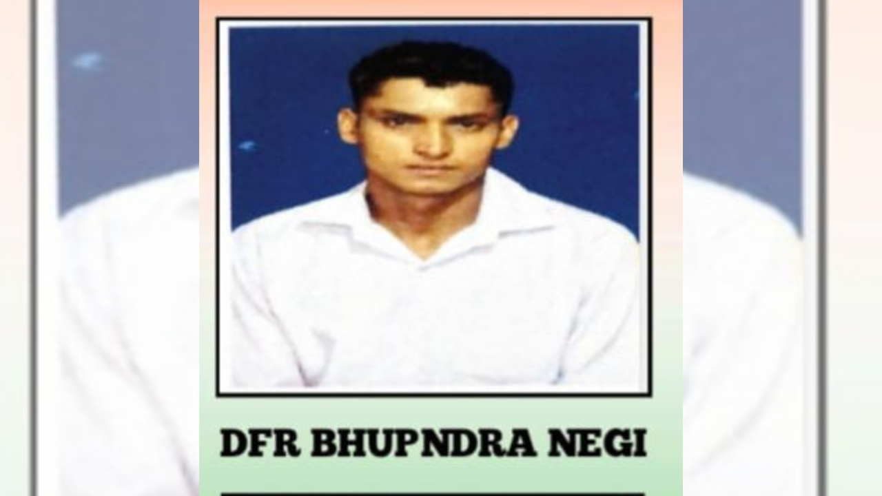 DFR Bhupendra Negi