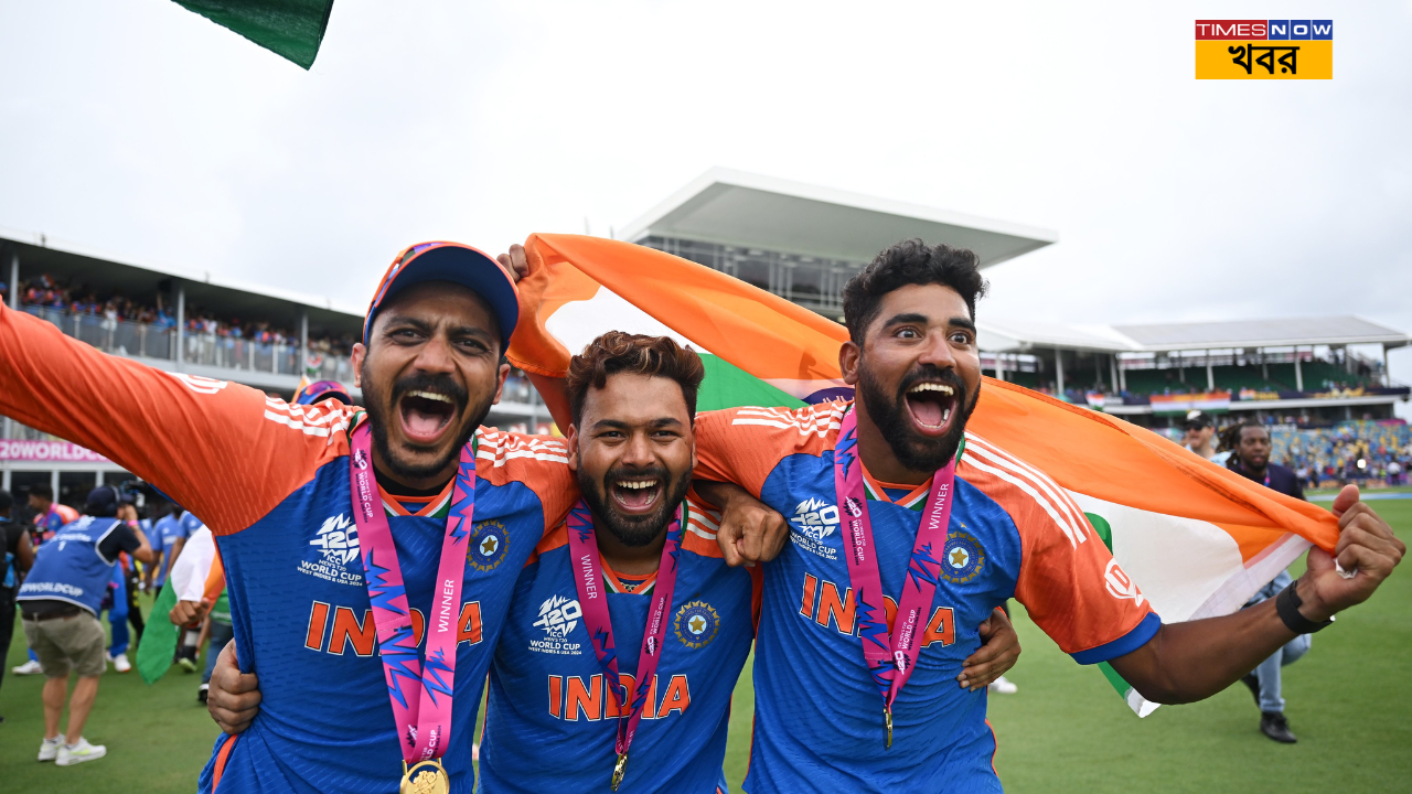 T20 WC 2024 Champions India ভারতের বিশ্বকাপ জয়ের পিছনে কারা গুরুত্বপূর্ণ ভূমিকা পালন করলেন দেখে নিন সেলিব্রেশনের স্মরণীয় মুহূর্ত