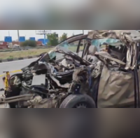 4 People Returning From Last Rites Of Family Member Killed In Car-Truck Collision In Gurugram VIDEO