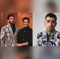 Ranveer Singh Vs Zayn Malik Who Wore The Embroidered Manish Malhotra Sherwani Better