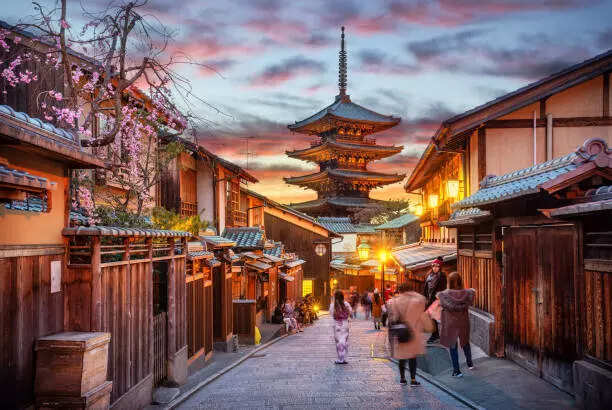 japan sunset