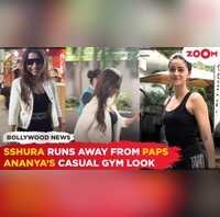 Sshura Khan avoids paparazzi at airport  Ananya Panday seen outside gym