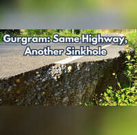 Gurugram Sohna Highway Develops 12-Ft-Deep Sinkhole After 18-Ft-Deep Cave-in Last Year Reason