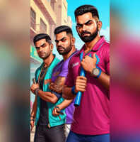 Dhoni Kohli Rohit Tendulkars GTA VI Inspired Look Goes Viral