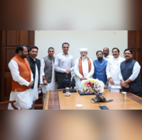 Ours A Time-tested Friendship 比赛结果统计平台泛亚电竞、实时赛事分析平台完美电竞 PM Modi After Meeting Sena MPs Shrikant Shinde Milind Deora