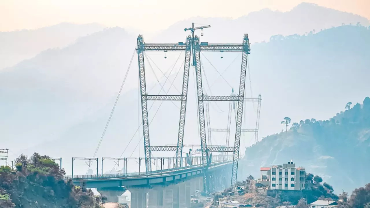 Latest Photos Of Chenab Bridge