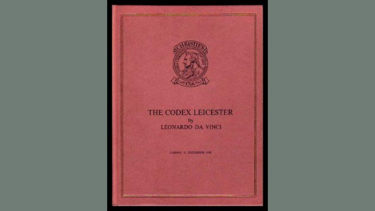 strongCodex Leicester by Leonardo da Vincistrong