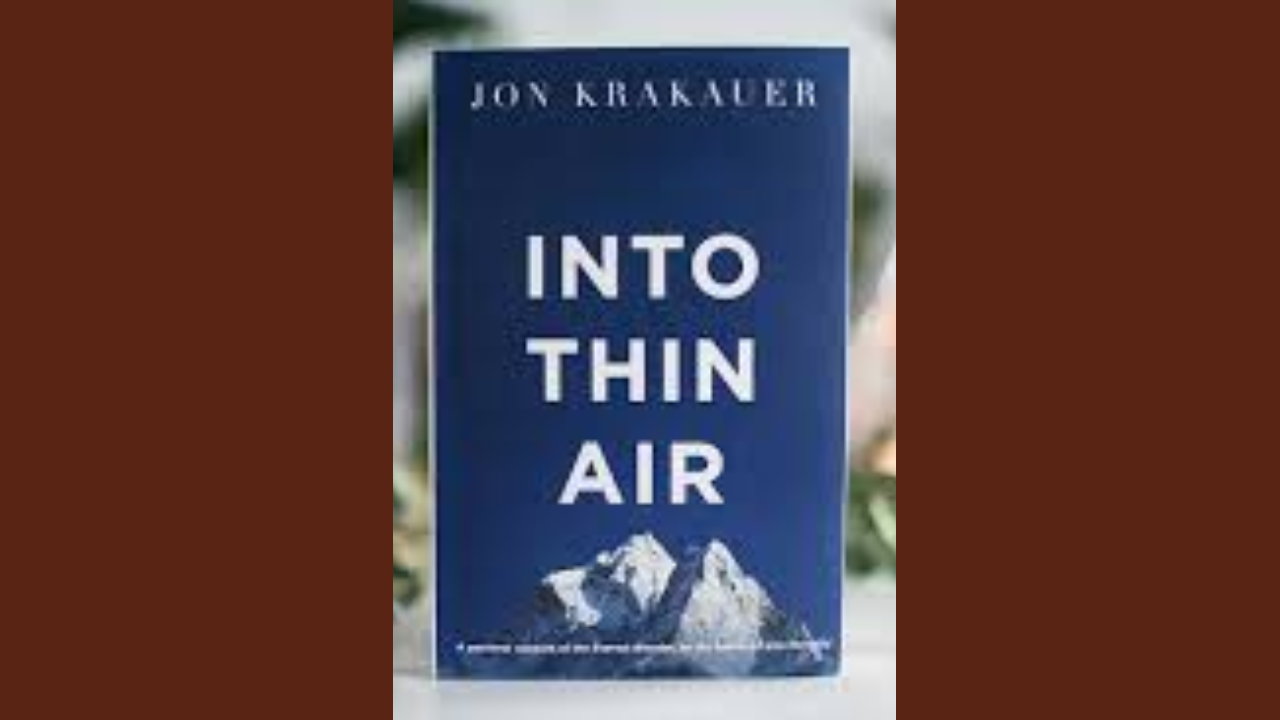 strongInto Thin Air by Jon Krakauerstrong