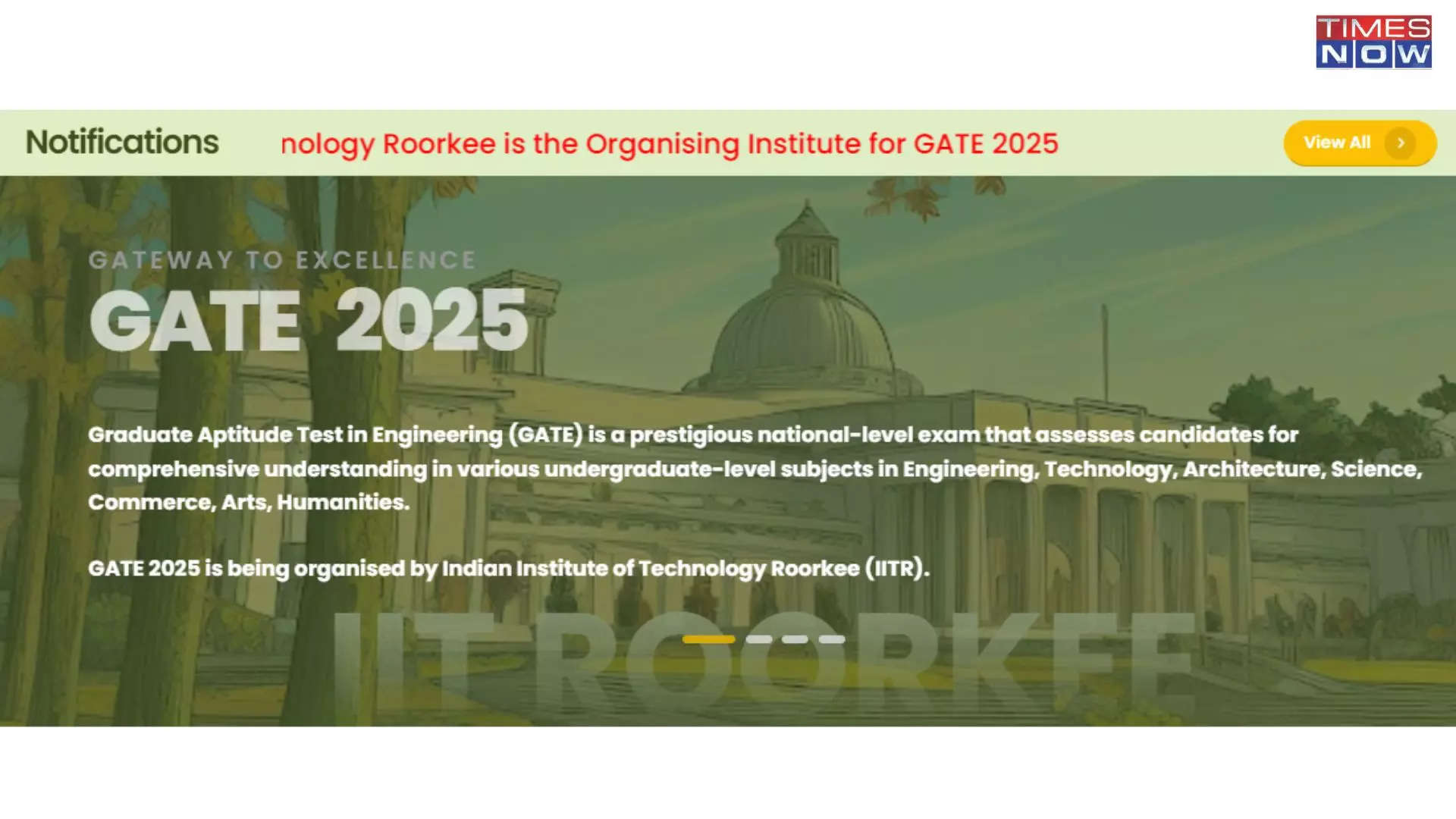 GATE 2025 Exam Date Announced, IIT Roorkee To Conduct Exam From ...