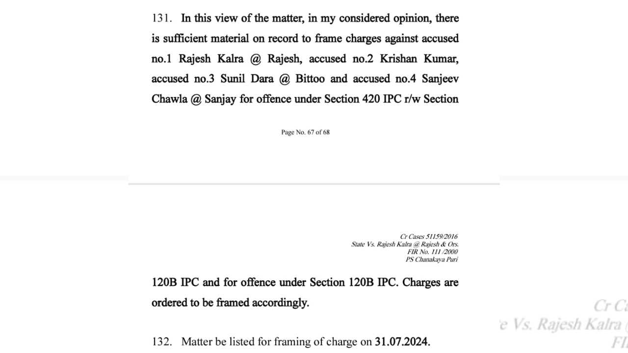 Delhi Court Frames Cheating, Conspiracy Charges In Cricket Match Fixing