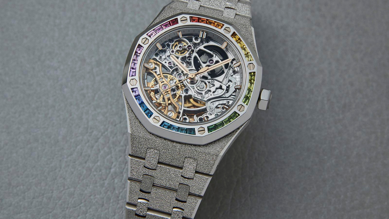 Audemars Piquet Royal Oak Frosted Gold Double Balance Wheel Openworked