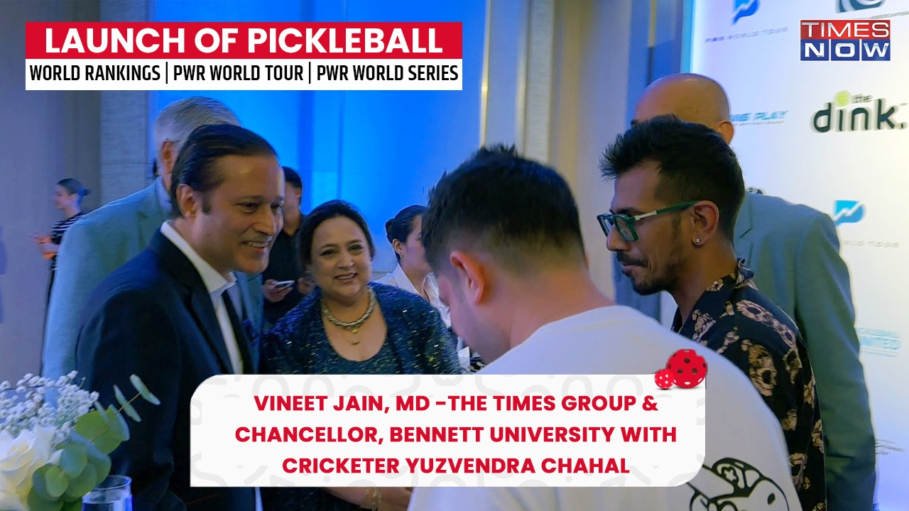 Mr Vineet Jain at Pickleball World Rankings Launch in Dubai