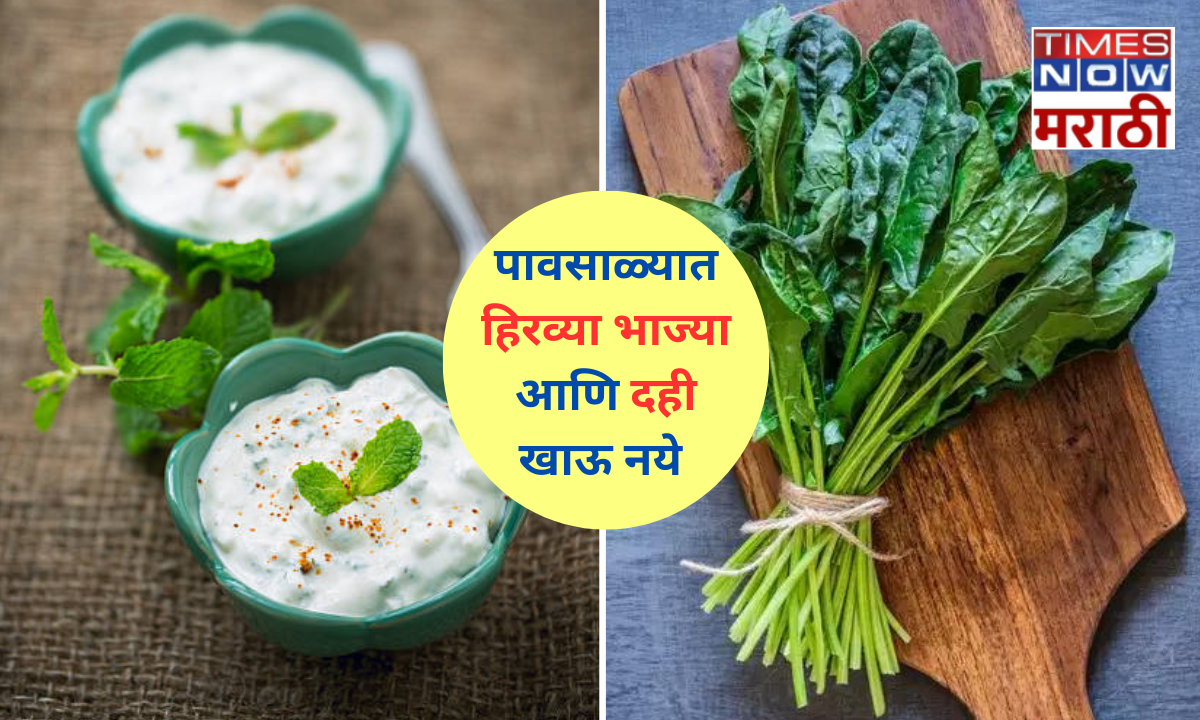 Monsoon Diet as per Ayurveda लोकांना पावसाळ्यात निरोगी आणि हंगामी आजारांपासून दूर राहण्यासाठी हिरव्या भाज्या आणि दही यासारखे पदार्थ न खाण्याचा सल्ला आयुर्वेद देते याची कारणे काय आहेत याबद्दल जाणून घेऊया 