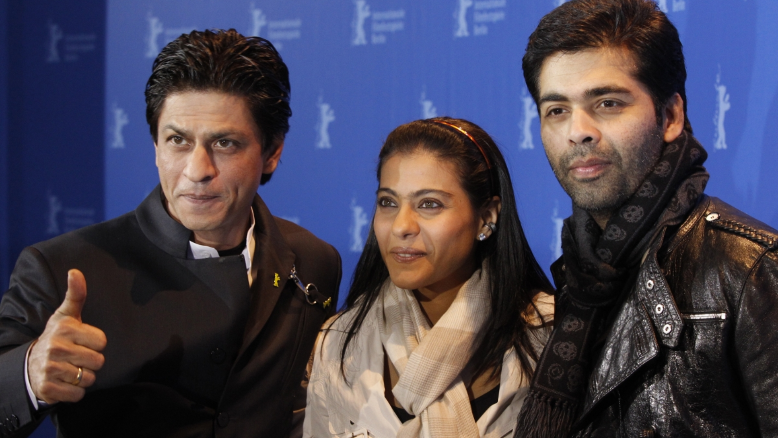 Shah Rukh Khan Kajol And Karan Johar