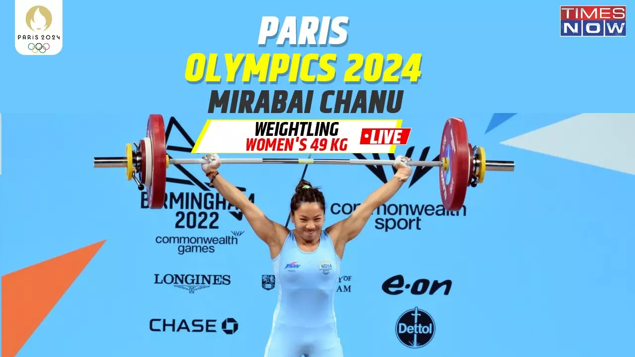 Mirabai Chanu Olympics Weightlifting Match LIVE Mirabai Chanu Set To