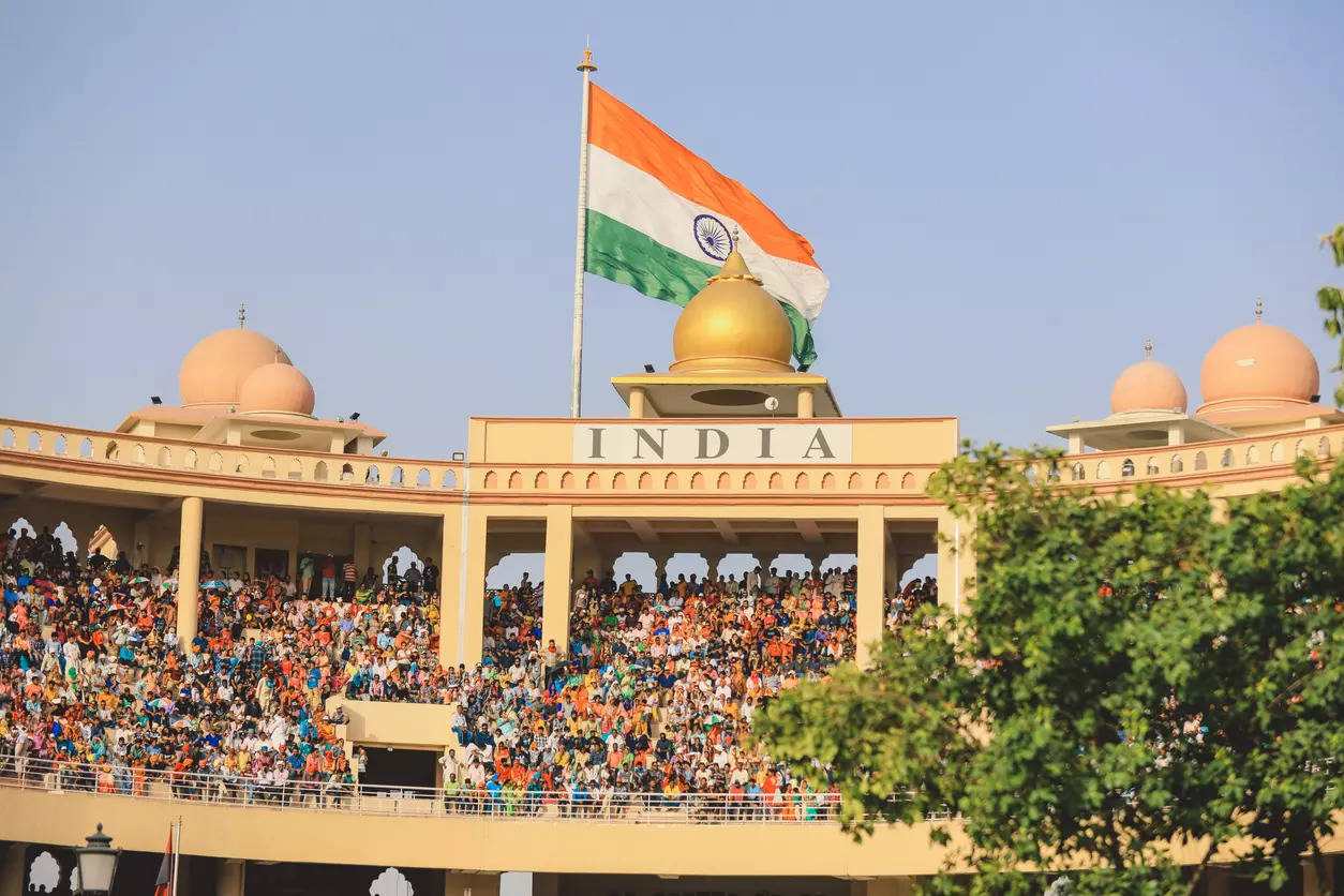 Wagah Border in Punjab