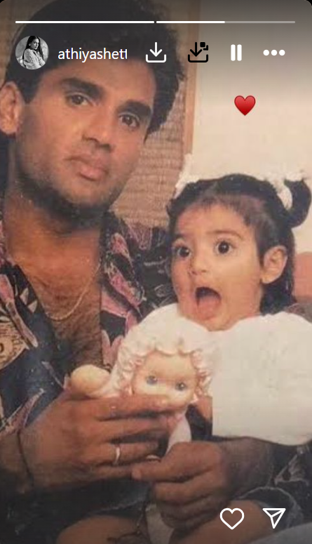 Athiya Shetty wishes her 39th best friend the best father39 Suniel Shetty on his birthday