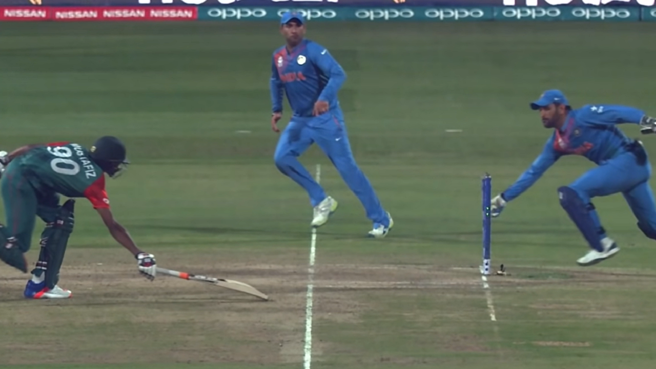 Match-winning run-out