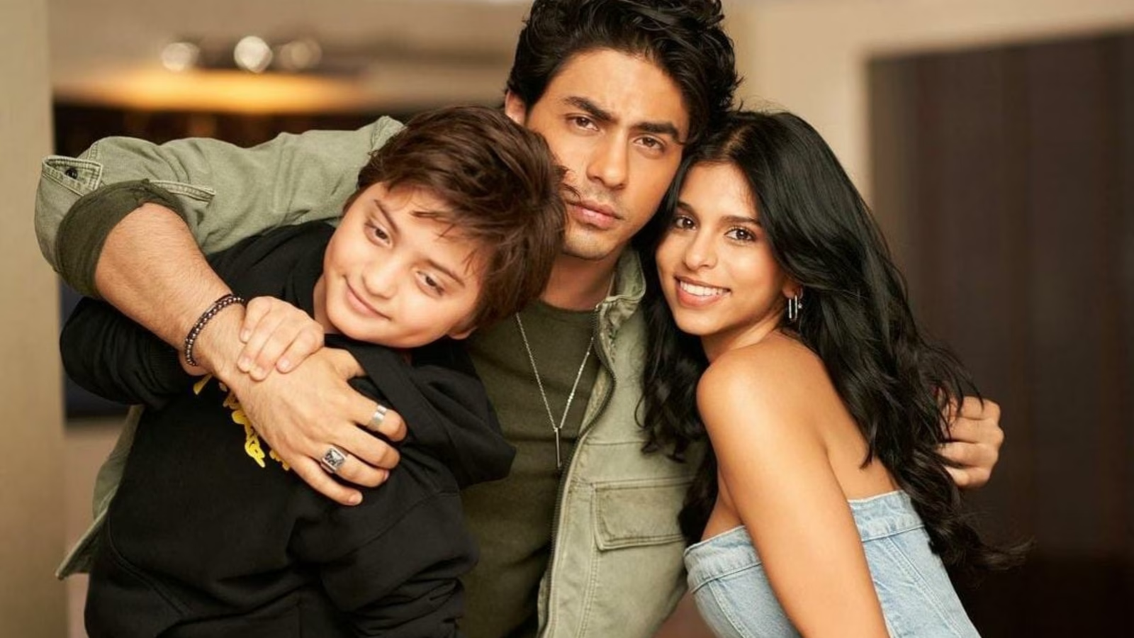 Aryan Khan Suhana Khan And AbRam Khan 