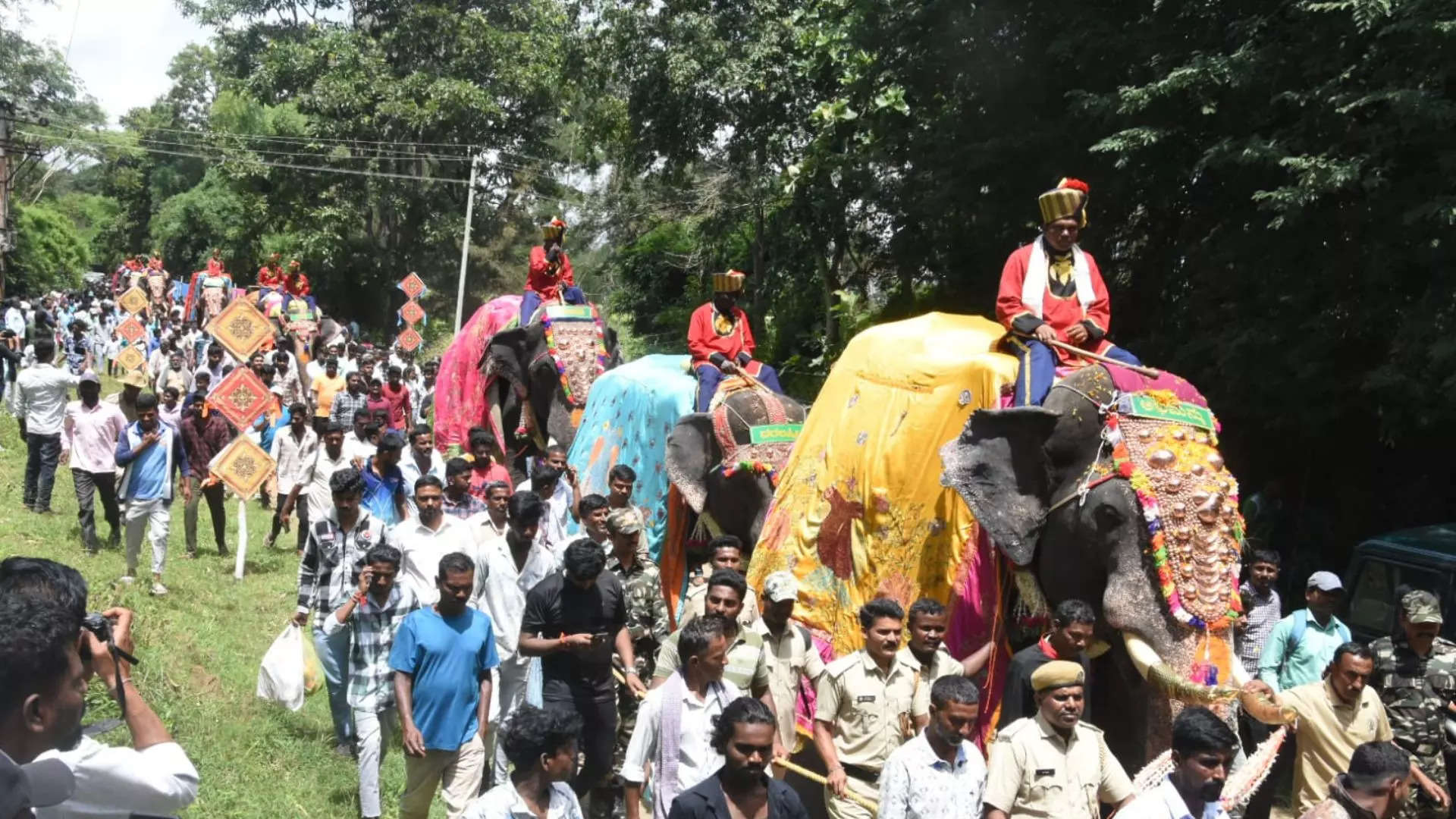 14 ಆನೆಗಳು ಭಾಗಿ