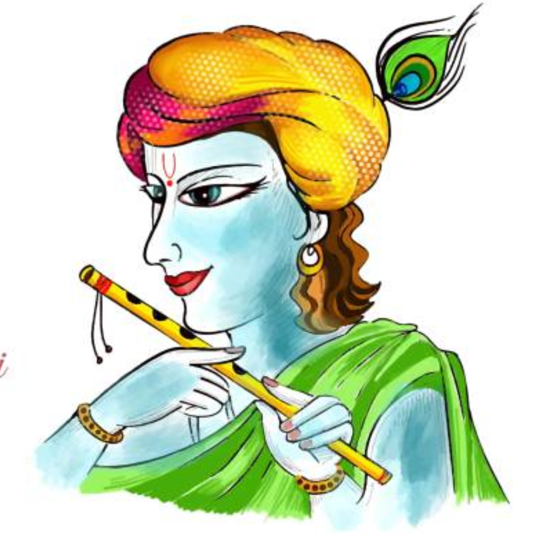 Janmashtami Drawing idea