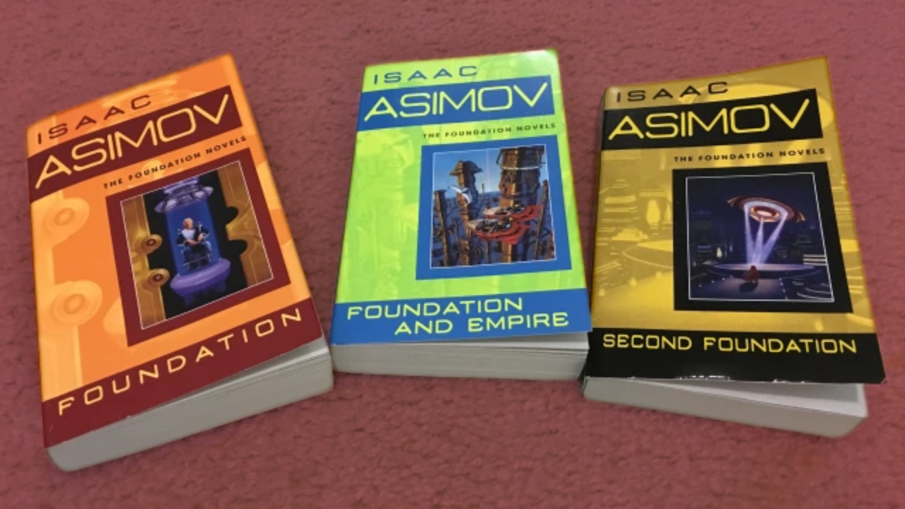 Foundation series by Isaac Asimov