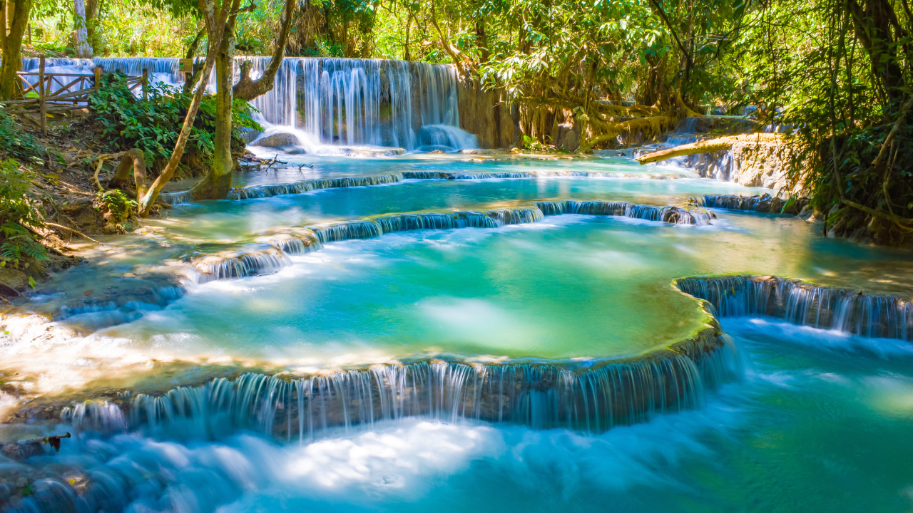 Kuang Si Falls Luang Prabang Laos