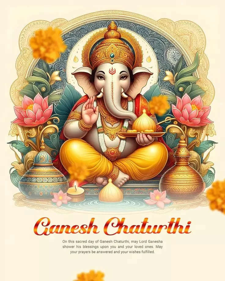 Happy Ganesh Chaturthi 2024: Top 50 Wishes, Images And Quotes To Send To Your Dear Ones