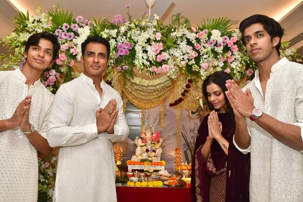 Sonu Sood And Family 